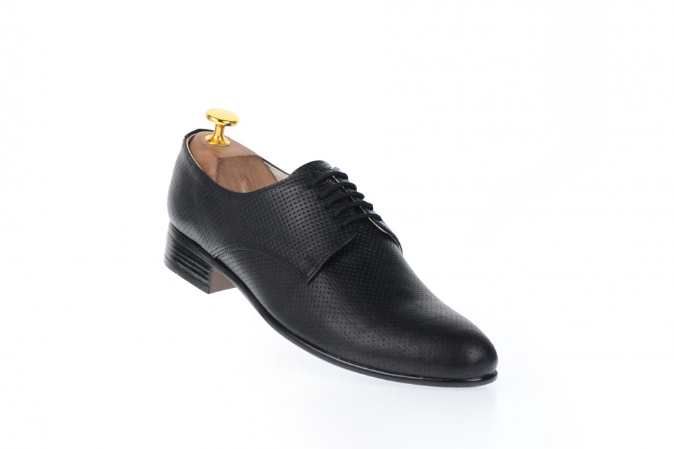 Oferta marimea 40, 44 - Pantofi barbati office, eleganti din piele naturala de culoare neagra , COD PRODUS - NIC211SIRNP