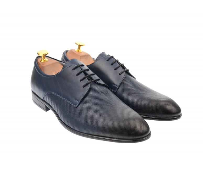 Pantofi barbati eleganti din piele naturala bluemarin - 346ABLM