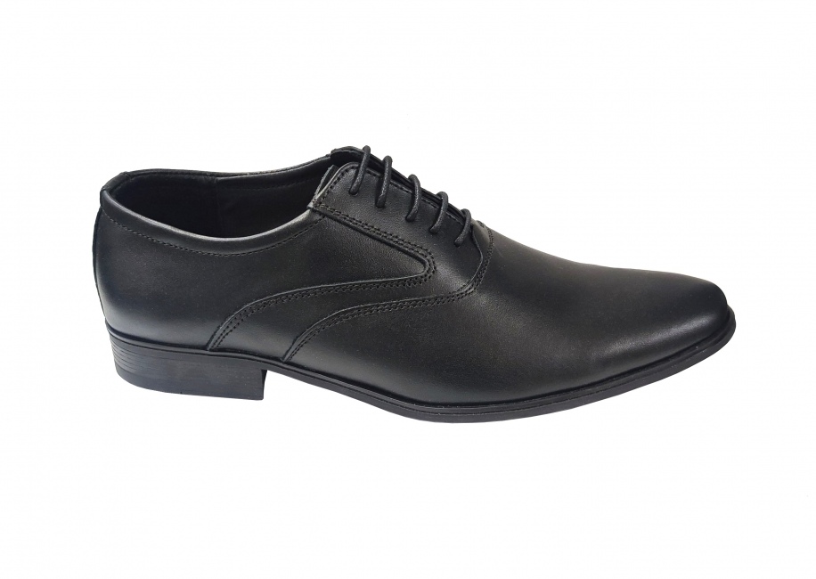 Pantofi barbati eleganti, din piele naturala, Negru, CIUCALETI SHOES - TEST28
