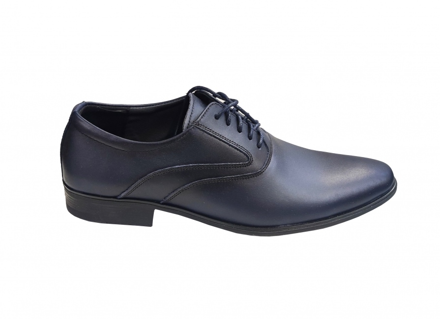 Pantofi barbati eleganti, din piele naturala, Bleumarin, CIUCALETI SHOES - TEST29