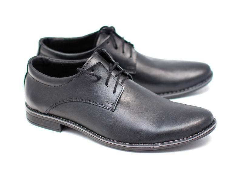 Pantofi negri barbati casual - eleganti din piele naturala EZELBOXNSIRET