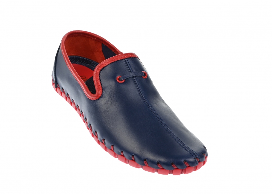 Pantofi barbati, sport, casual din piele naturala - Made in Romania - 593BLR