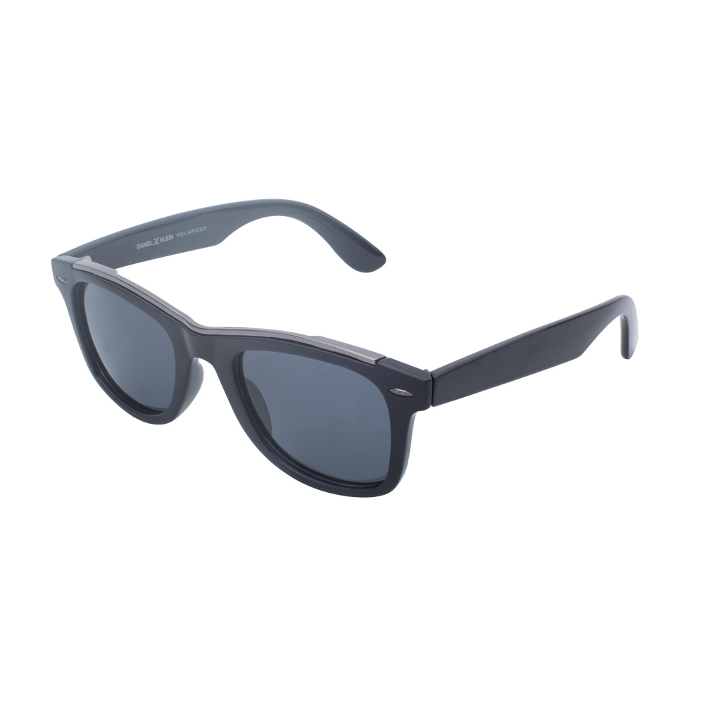Ochelari de soare negri, pentru barbati, Daniel Klein Premium, DK3243-1