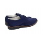 Pantofi barbati eleganti din piele naturala intoarsa bleumarin NIC164ABVEL