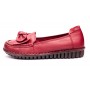 Pantofi dama casual din piele naturala Ciucaleti Aisha Rosu
