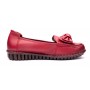 Pantofi dama casual din piele naturala Ciucaleti Aisha Rosu