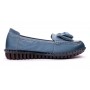 Pantofi dama casual din piele naturala Ciucaleti Aisha Albastru