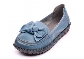 Pantofi dama casual din piele naturala Ciucaleti Aisha Albastru