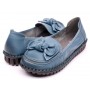 Pantofi dama casual din piele naturala Ciucaleti Aisha Albastru