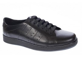 Pantofi barbati casual din piele naturala - Model Negru 2020N
