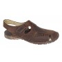 Sandale barbati casual din piele naturala - BRD334M Maro