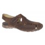 Sandale barbati casual din piele naturala - BRD334M Maro