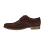 Pantofi barbati casual din piele naturala intoarsa maro PRAMFM
