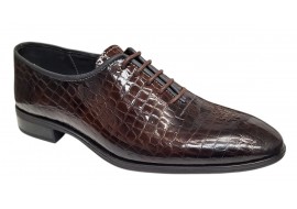 Pantofi eleganti barbati din piele naturala croco lac - Donato Maro