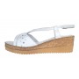 Sandale dama din piele naturala cu platforme de 6 cm LS36A2 Marimea 39