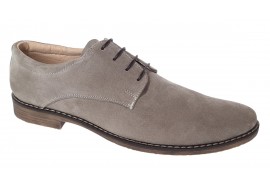 Pantofi barbati casual din piele naturala intoarsa culoare bej - PAVELBEJ3