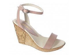 Sandale dama piele naturala platforme 10 cm – Confort si eleganta S107NUD