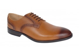 Pantofi barbati eleganti din piele naturala maro deschis - Marimea 43