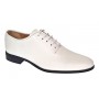 Pantofi barbati eleganti din piele naturala Havana Alb - Marimea 38