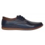Oferta Pantofi barbati din piele naturala bleumarin 338BLM