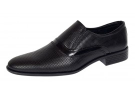 Pantofi barbati eleganti din piele naturala Negru GKR1PFN