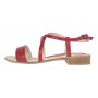 Sandale dama casual din piele naturala Rosu S8R