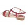 Sandale dama casual din piele naturala Rosu S8R