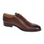Pantofi barbati eleganti din piele naturala maro cognac - GKR200M