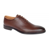 Pantofi barbati eleganti din piele naturala maro cognac Donatto - GKR200M