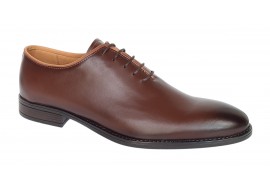 Pantofi barbati eleganti din piele naturala maro cognac - GKR200M