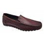 Mocasini barbati casual din piele naturala - Visiniu GKR13VIS