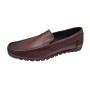 Mocasini barbati casual din piele naturala - Visiniu GKR13VIS