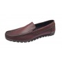 Mocasini barbati casual din piele naturala - Visiniu GKR13VIS