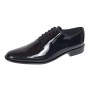 Pantofi barbati eleganti din piele naturala de culoare negru lac - GKR201LN