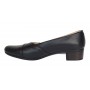 Pantofi dama casual din piele naturala de culoare neagra P19N