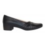 Pantofi dama casual din piele naturala de culoare neagra P19N