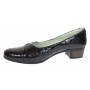 Pantofi dama comozi casual din piele naturala negru croco P18CRLN