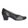 Pantofi dama casual din piele naturala negru color P33XN