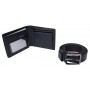 Set cadou pentru barbati - Include curea si portofel din piele naturala SET105N