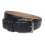 Curea barbati din piele naturala culoare neagra 3.5cm Ciucaleti CLK 236NP
