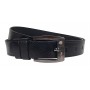 Curea pantaloni barbati din piele naturala Negru 3.7cm  CK200N