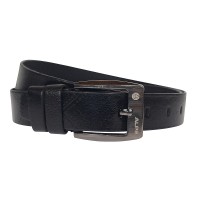 Curea pantaloni barbati din piele naturala Negru 3.7cm  CK200N