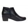 Botine dama casual din piele naturala cu fermoar MVS18BT