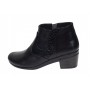 Botine dama casual din piele naturala cu fermoar MVS18BT