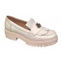 Pantofi dama casual din piele naturala bej Sasha