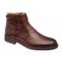 Ghete barbati casual din piele naturala cu fermoar imblanite GKR115M