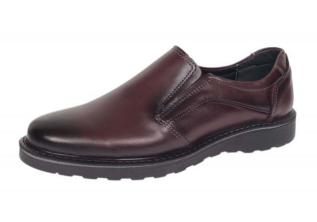 Pantofi barbati casual din piele naturala Army Bordeaux CORSAEVIS