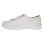 Sneakers barbati casual din piele naturala Alb GKR96A