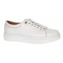 Sneakers barbati casual din piele naturala Alb GKR96A