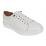 Sneakers barbati casual din piele naturala Alb GKR96A